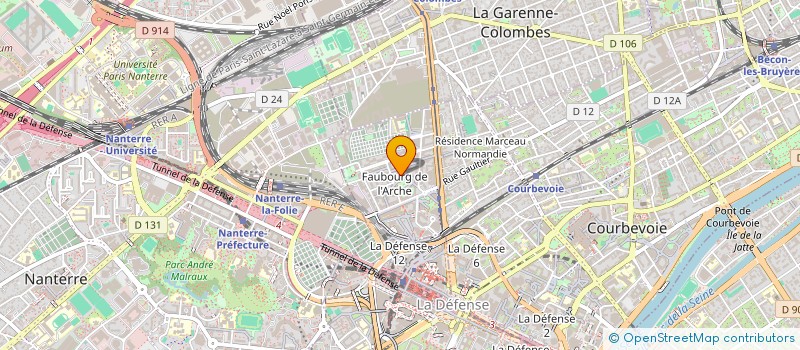 localisation de l'entreprise H TECH  COURBEVOIE