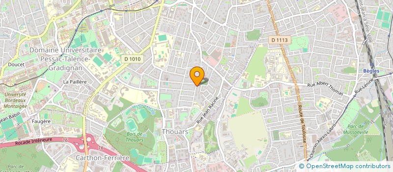 localisation de l'entreprise H'TECH ELECTRIC  TALENCE