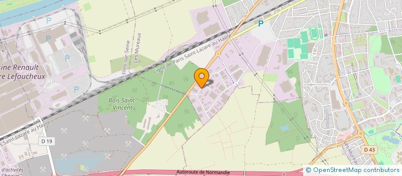 localisation de l'entreprise H TECHNIC à MUREAUX (LES)