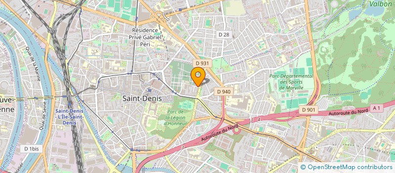 localisation de l'entreprise H/TECHNOLOGIES SECURITY  SAINT-DENIS