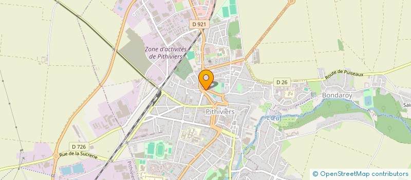 localisation de l'entreprise H TELECOM à PITHIVIERS