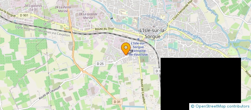 localisation de l'entreprise H THERM  L'ISLE-SUR-LA-SORGUE