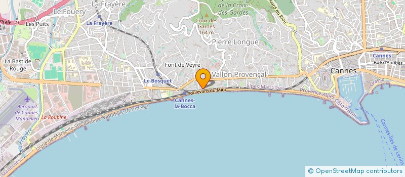 localisation de l'entreprise H-TM  CANNES