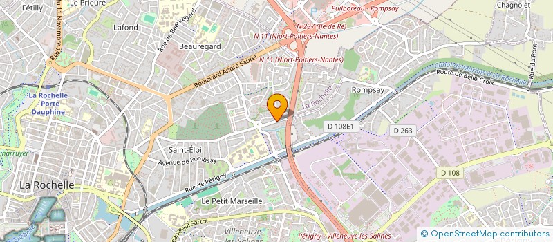 localisation de l'entreprise H TRAINING LA ROCHELLE  LA ROCHELLE