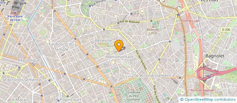 localisation de l'entreprise H-TRANSPORT  PARIS