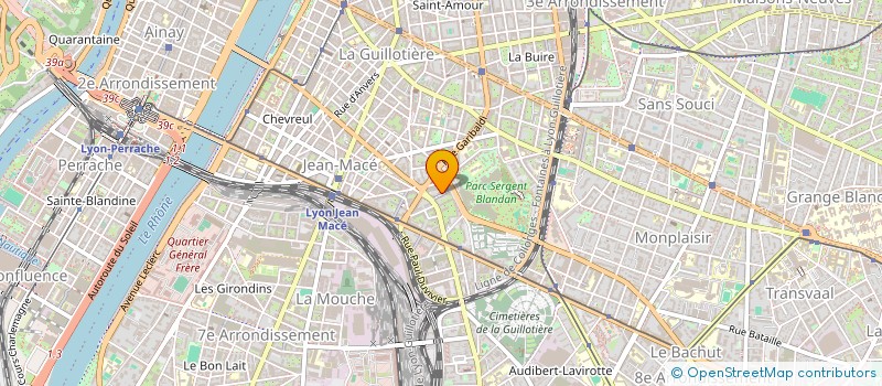 localisation de l'entreprise H TRANSPORT  LYON