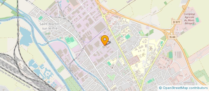 localisation de l'entreprise H TRANSPORTS  CHALONS-EN-CHAMPAGNE