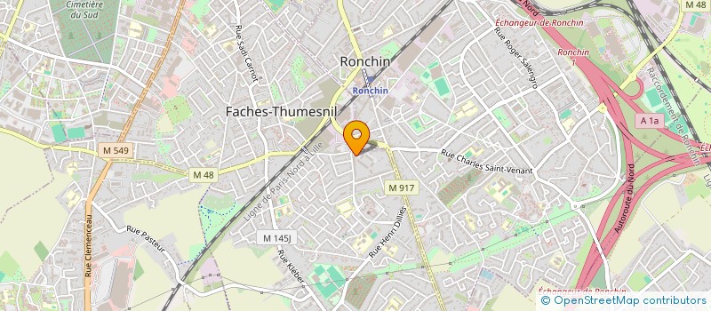 localisation de l'entreprise H TRANSPORTS à FACHES-THUMESNIL