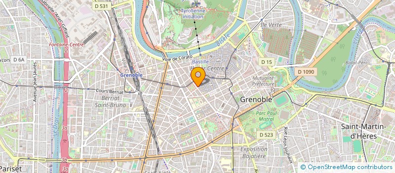 localisation de l'entreprise H.U. CONSULTING à GRENOBLE