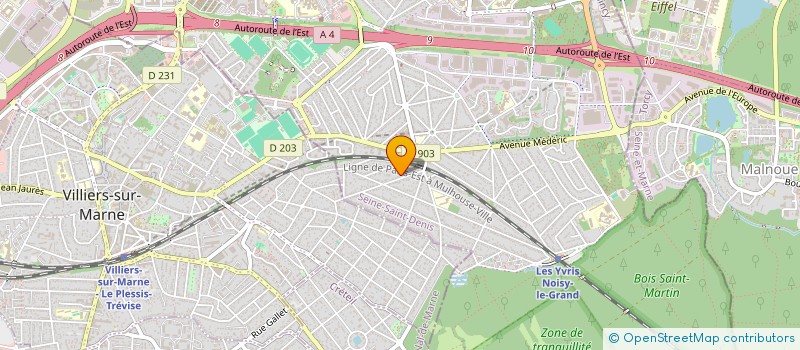 localisation de l'entreprise H.U.T.T. à NOISY-LE-GRAND