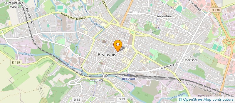 localisation de l'entreprise H UND K  BEAUVAIS