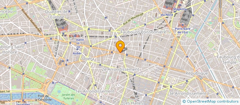 localisation de l'entreprise H-V à PARIS