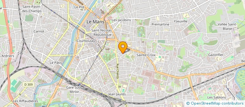 localisation de l'entreprise H.V.M.C. à LE MANS