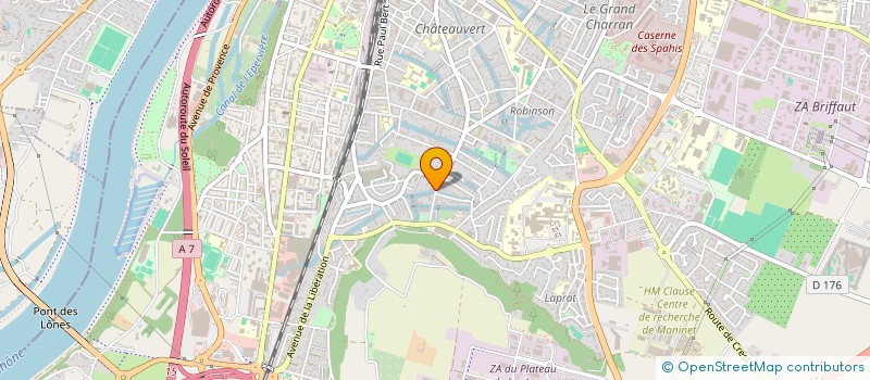 localisation de l'entreprise H.V.N.S. à VALENCE