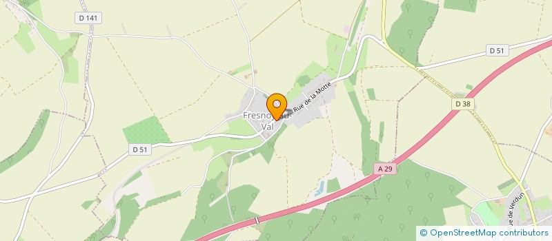 localisation de l'entreprise H.V.P  FRESNOY-AU-VAL