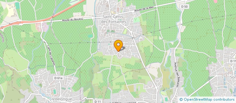 localisation de l'entreprise H.V.P NOT  SAINT-GENIS-DES-FONTAINES