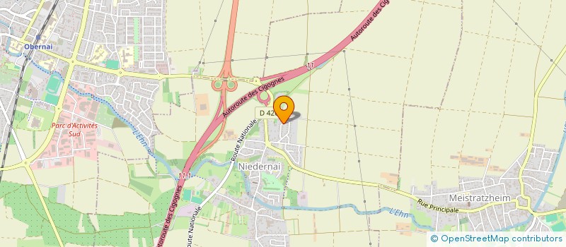 localisation de l'entreprise H W 1  NIEDERNAI