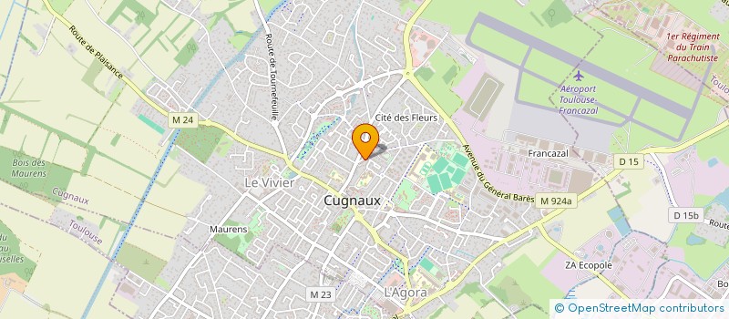 localisation de l'entreprise H&W EXPRESS à CUGNAUX