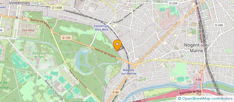 localisation de l'entreprise H.W. SOLER  NOGENT-SUR-MARNE