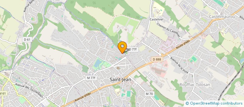 localisation de l'entreprise H XPERT à SAINT-JEAN