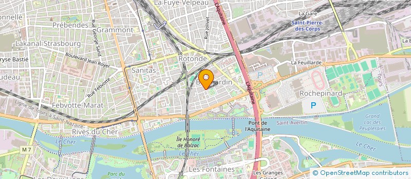 localisation de l'entreprise H.Y.H CREATIONS  SAINT-PIERRE-DES-CORPS