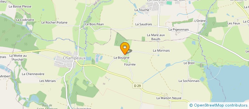 localisation de l'entreprise H.Y.P  CHAMPEAUX