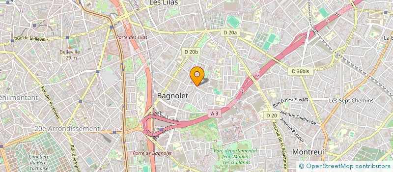 localisation de l'entreprise H Y VTC  LE PERREUX-SUR-MARNE