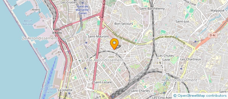 localisation de l'entreprise H.Z à MARSEILLE
