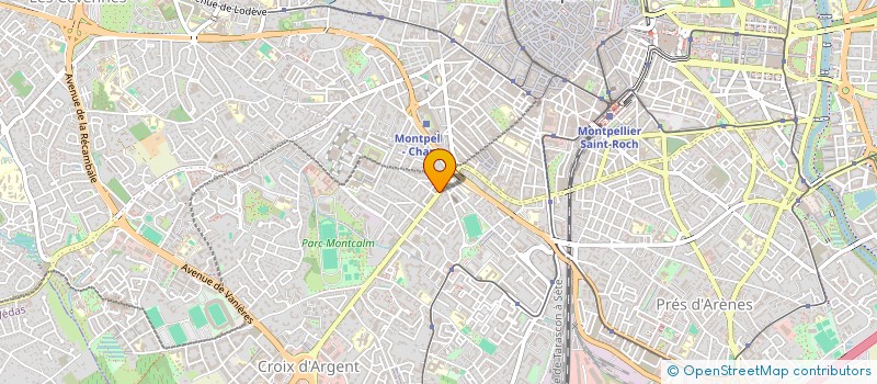 localisation de l'entreprise H&Z COIFFURE à MONTPELLIER