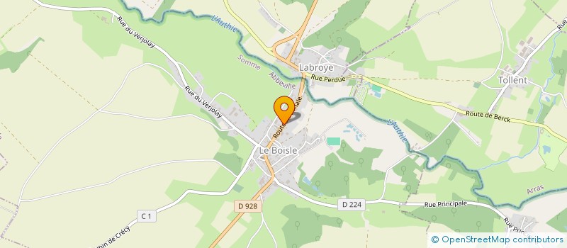 localisation de l'entreprise H1 STORE  LE BOISLE