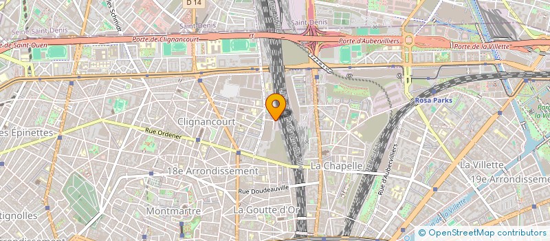 localisation de l'entreprise H14  PARIS