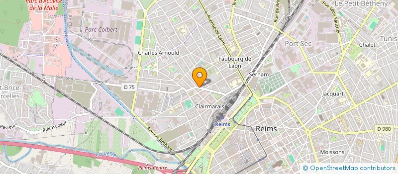 localisation de l'entreprise H2.0  REIMS