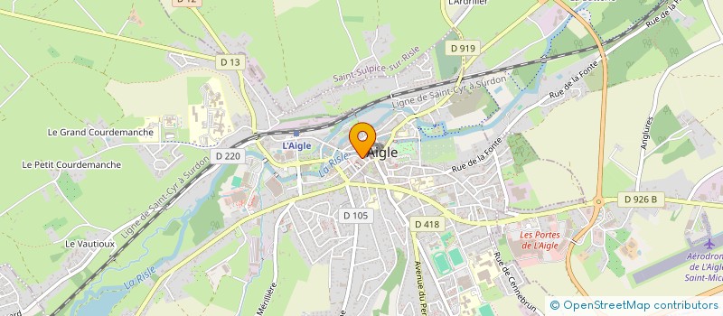 localisation de l'entreprise H2 à L'AIGLE