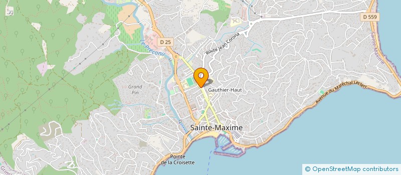 localisation de l'entreprise H2 à SAINTE-MAXIME