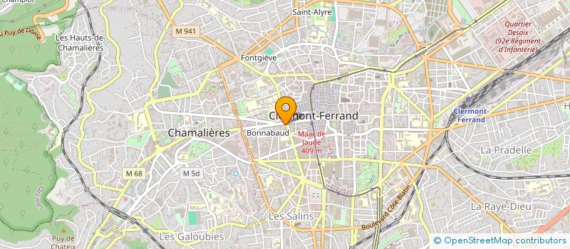localisation de l'entreprise H2  CLERMONT-FERRAND
