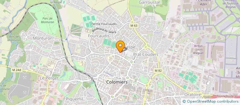 localisation de l'entreprise H2 A2 à COLOMIERS