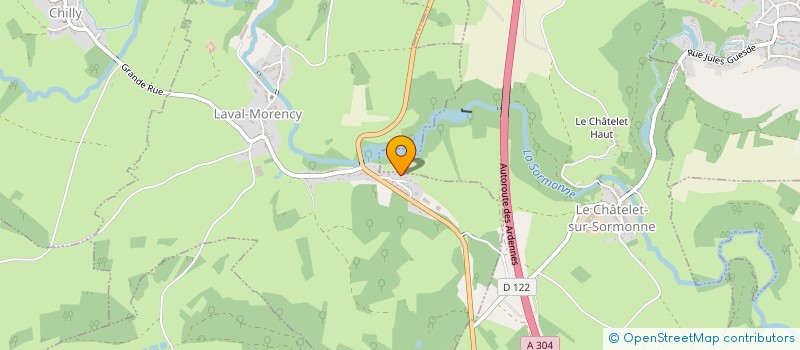 localisation de l'entreprise H2 AUTO  LAVAL-MORENCY