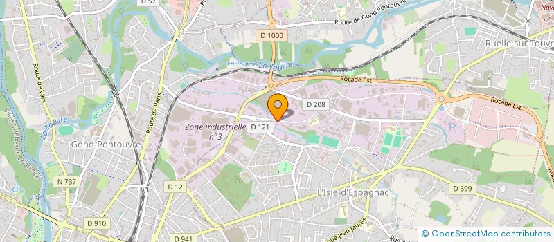 localisation de l'entreprise H2 CHARENTE  L'ISLE-D'ESPAGNAC