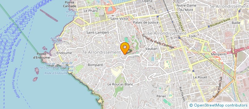 localisation de l'entreprise H2 INVEST à MARSEILLE
