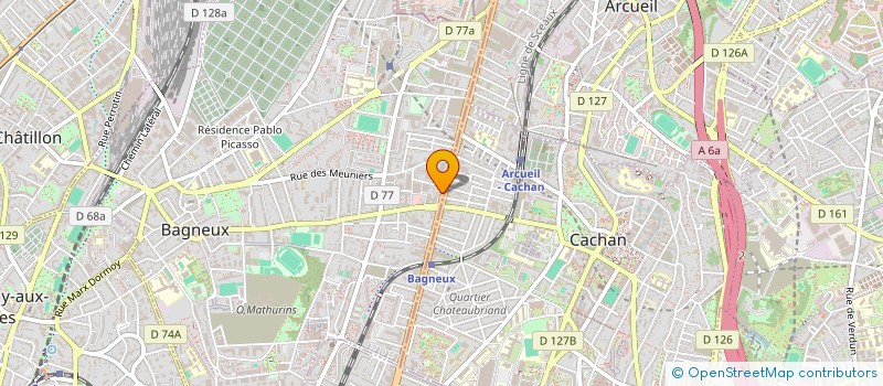 localisation de l'entreprise H2 RENOV à BAGNEUX
