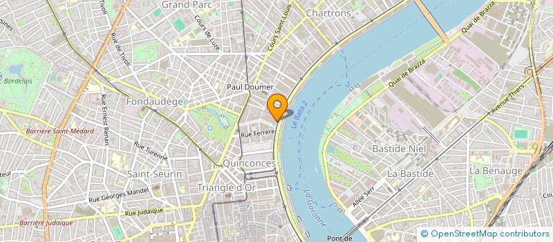 localisation de l'entreprise H20 JURIDIF SERVICES  BORDEAUX