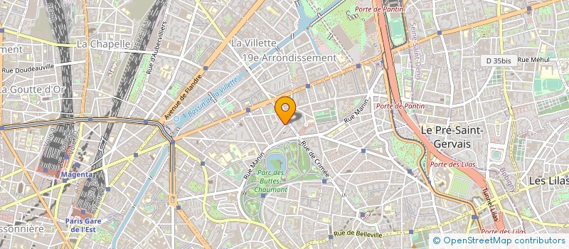 localisation de l'entreprise H20 SYSTEM à PARIS