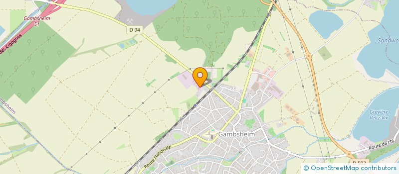 localisation de l'entreprise H21  GAMBSHEIM