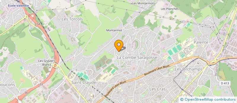 localisation de l'entreprise H24 à BESANCON