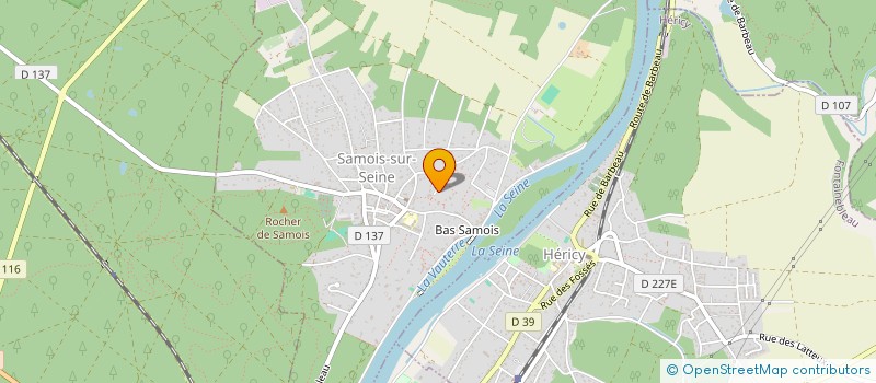 localisation de l'entreprise H24  SAMOREAU