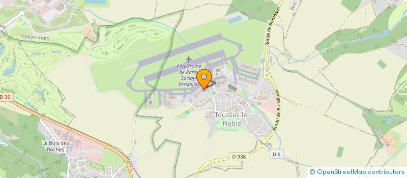localisation de l'entreprise H24 AVIATION à CHATEAUFORT