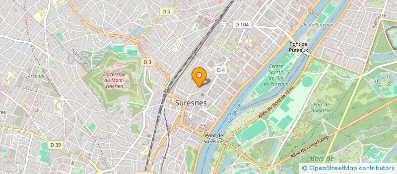 localisation de l'entreprise H24 BENEF & MUSIC à SURESNES