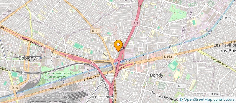 localisation de l'entreprise H24 CONNECT  BONDY