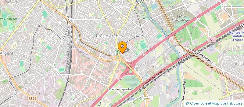localisation de l'entreprise H24 EXPRESS à MONTPELLIER