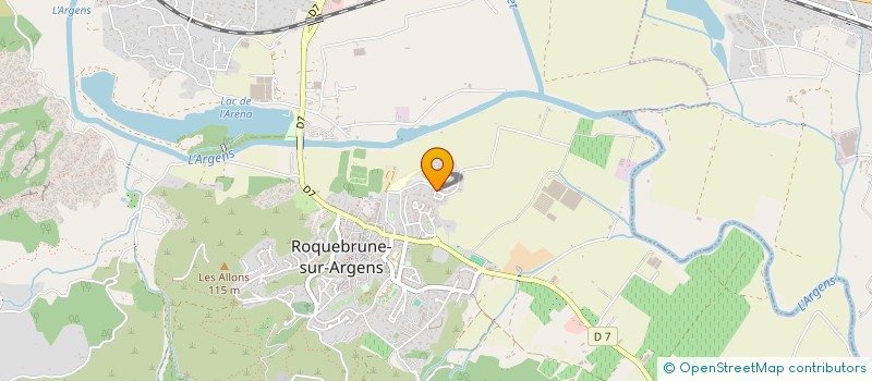 localisation de l'entreprise H24 VELO VAR  ROQUEBRUNE-SUR-ARGENS